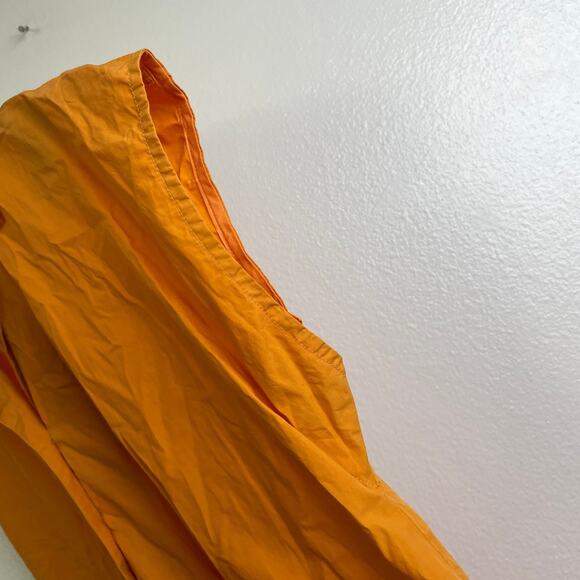 Max Mara Weekend Benny Dress Womens Size US 2 Orange Button Swing Designer Shirt - Picture 5 of 9